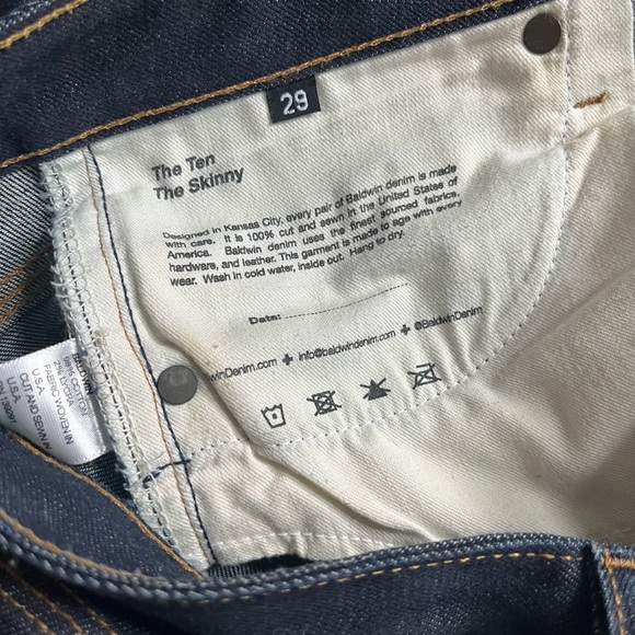 Baldwin The Ten skinny jeans straight leg - Picture 6 of 8